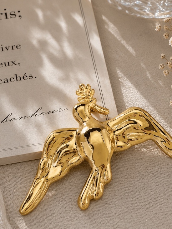 Jewelry - Gold Bird Decorative Accent